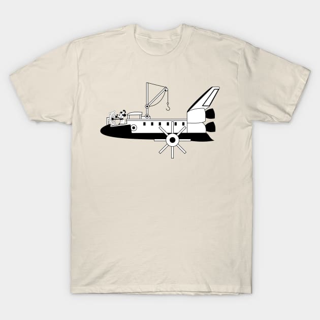 Space Shuttle Willie T-Shirt by IORS